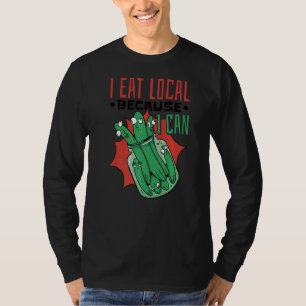 Inblikken pot augurken Ik eet lokaal omdat ik kan  T-shirt