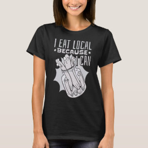 Inblikken pot augurken Ik eet lokaal omdat ik kan  T-shirt
