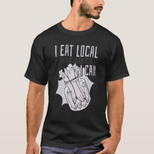 Inblikken pot augurken Ik eet lokaal omdat ik kan T-shirt