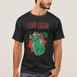 Inblikken pot augurken Ik eet lokaal omdat ik kan  T-shirt