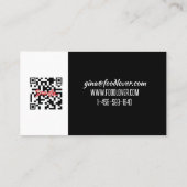 Inblikken QR Code Chef Visitekaartje (Achterkant)