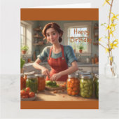 Inblikken van de oogst kaart (Gele Bloem)