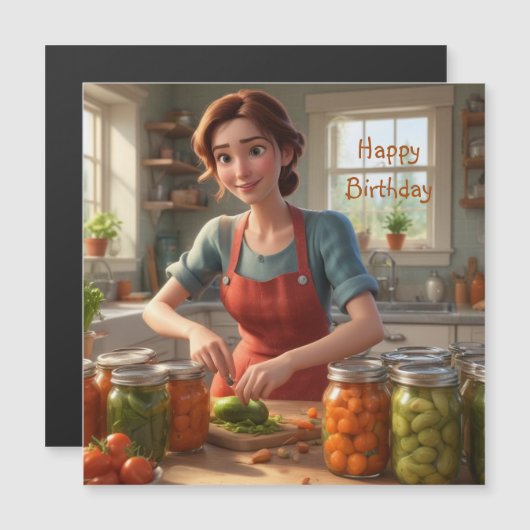 Inblikken van de oogst magnetische Kaart (Voorkant / Achterkant)