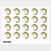 Inblikken van Oranje vruchten | Jam Jar Label (Vel)