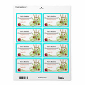 inblikken van tomaten etiket (Full Sheet)