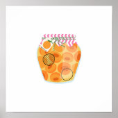 Inblikken van voedsel - abrikozen poster (Voorkant)