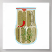 Inblikken van voedsel - Dill Pickles Poster (Voorkant)