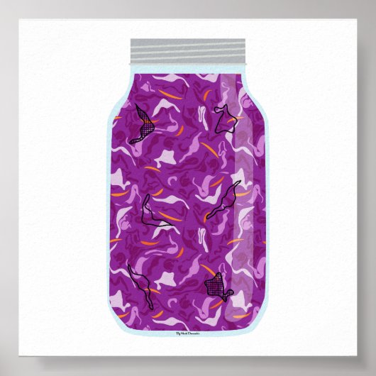 Inblikken van voedsel - geplukt Coleslaw Poster (Voorkant)