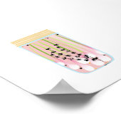 Inblikken van voedsel - geplukte lente-uien poster (Hoek)