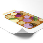 Inblikken van voedsel - geplukte uien poster (Hoek)