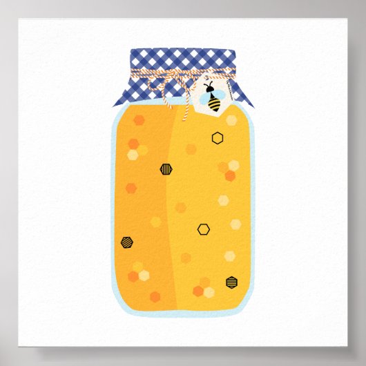 Inblikken van voedsel - Honing Poster (Voorkant)