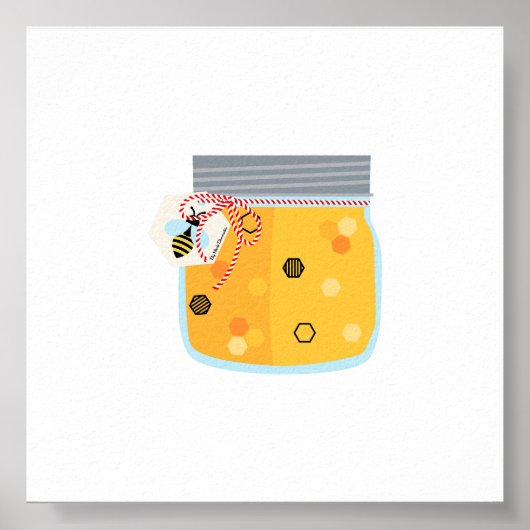 Inblikken van voedsel - kleinere honing poster (Voorkant)