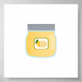 Inblikken van voedsel - Lemon Curd Poster (Voorkant)