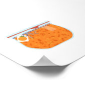 Inblikken van voedsel - Peach Jam Poster (Hoek)