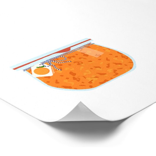 Inblikken van voedsel - Peach Jam Poster (Hoek)