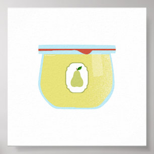 Inblikken van voedsel - Pear Jam Poster