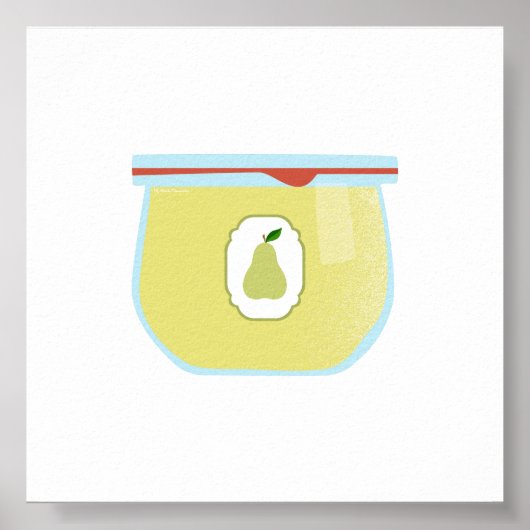Inblikken van voedsel - Pear Jam Poster (Voorkant)