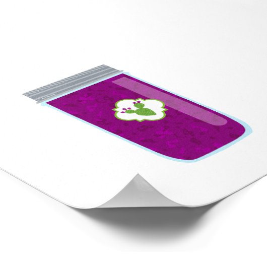 Inblikken van voedsel - Prickly Pear Jam Poster (Hoek)