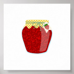 Inblikken van voedsel - Raspberry Jam Poster