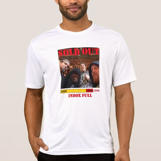 Inbox Full "Sold Out"-rondleiding "Crowd"-shirt *n T-shirt (Voorkant)