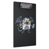 Inbox Monster E-mail Overbelasting Grappige Grafie Klembord (Rechts)