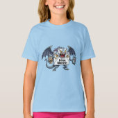 Inbox Monster E-mail Overbelasting Grappige Grafie T-shirt (Voorkant)