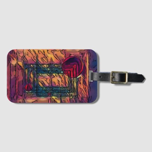 inbraak bagagelabel (Voorkant (horizontaal))