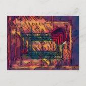 inbraak briefkaart (Voorkant)