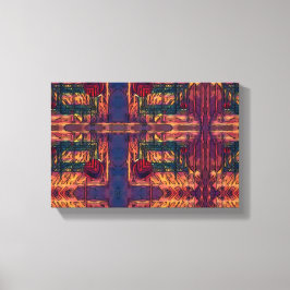 inbraak canvas afdruk