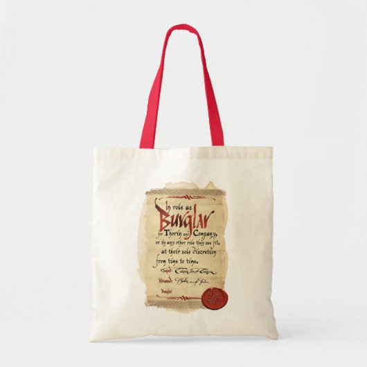 Inbraak Contract Tote Bag (Voorkant)