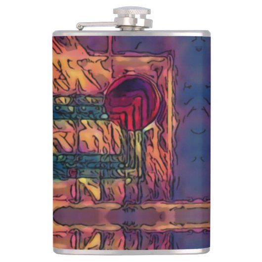 inbraak heupfles (Voorkant)