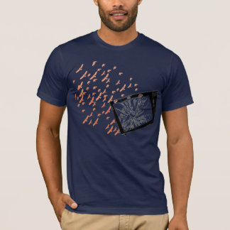 inbraak in creativiteit t-shirt