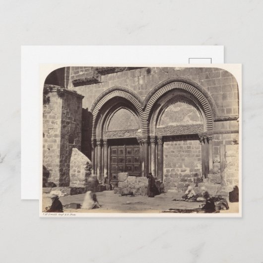 Inbreuk op de kerk van de Heilige Sepulcher Briefkaart (Voorkant / Achterkant)