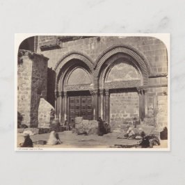 Inbreuk op de kerk van de Heilige Sepulcher Briefkaart