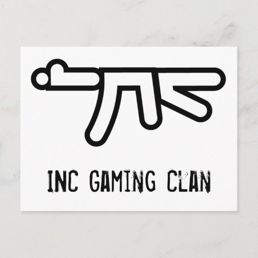 INC AK-47 Briefkaart (Voorkant)