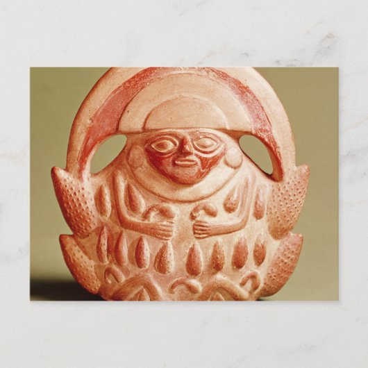 Inca agricole met een maanhoofdadres briefkaart (Voorkant)