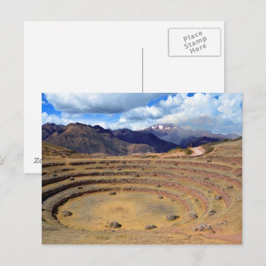 Inca Agricultural Site te Moray, Peru Briefkaart (Voorkant / Achterkant)
