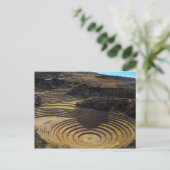 Inca Agricultural Site te Moray, Peru Briefkaart (Staand voorkant)