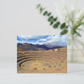 Inca Agricultural Site te Moray, Peru Briefkaart (Staand voorkant)