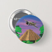 Inca Avontuur Ronde Button 5,7 Cm (Voorkant /achterkant)