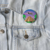 Inca Avontuur Ronde Button 5,7 Cm (In situ)