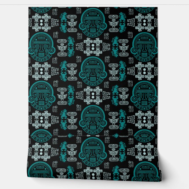 Inca Aztec Home Decor Behang (Afrollen)