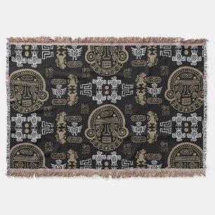 Inca Aztec Home Decor Deken