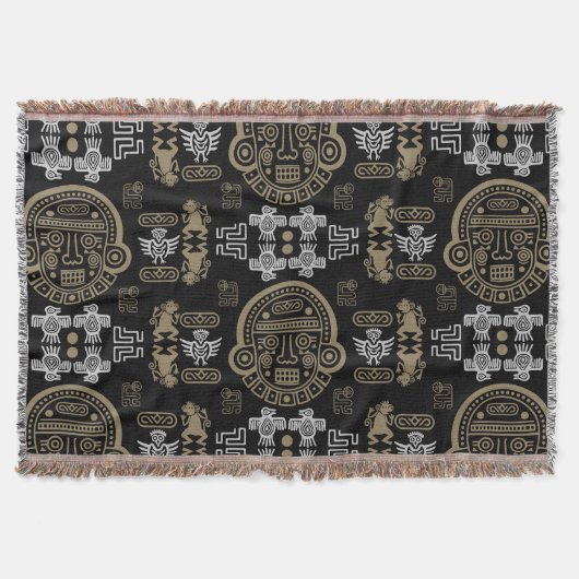 Inca Aztec Home Decor Deken (Voorkant)