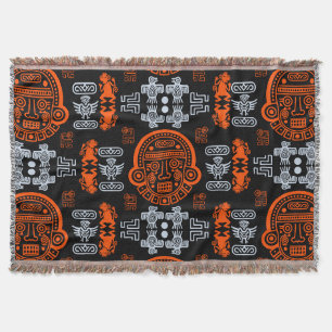 Inca Aztec Home Decor Deken