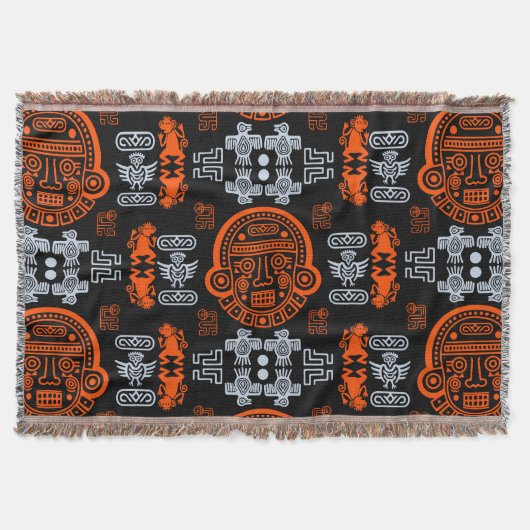 Inca Aztec Home Decor Deken (Voorkant)