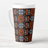 Inca Aztec Home Decor Latte Mok (Linkerhoek)