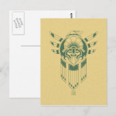 Inca Bird Tattoo briefkaart (Voorkant / Achterkant)