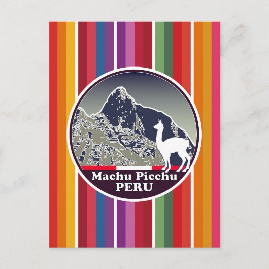 Inca Citadel Machu Picchu Cusco Peru Briefkaart (Voorkant)