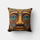 Inca Cross Patroon rood en geel Kussen (Voorkant)